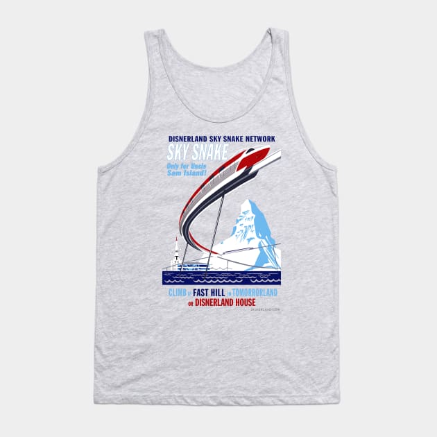 SKY SNAKE - DISNERLAND PARODY Tank Top by disnerland